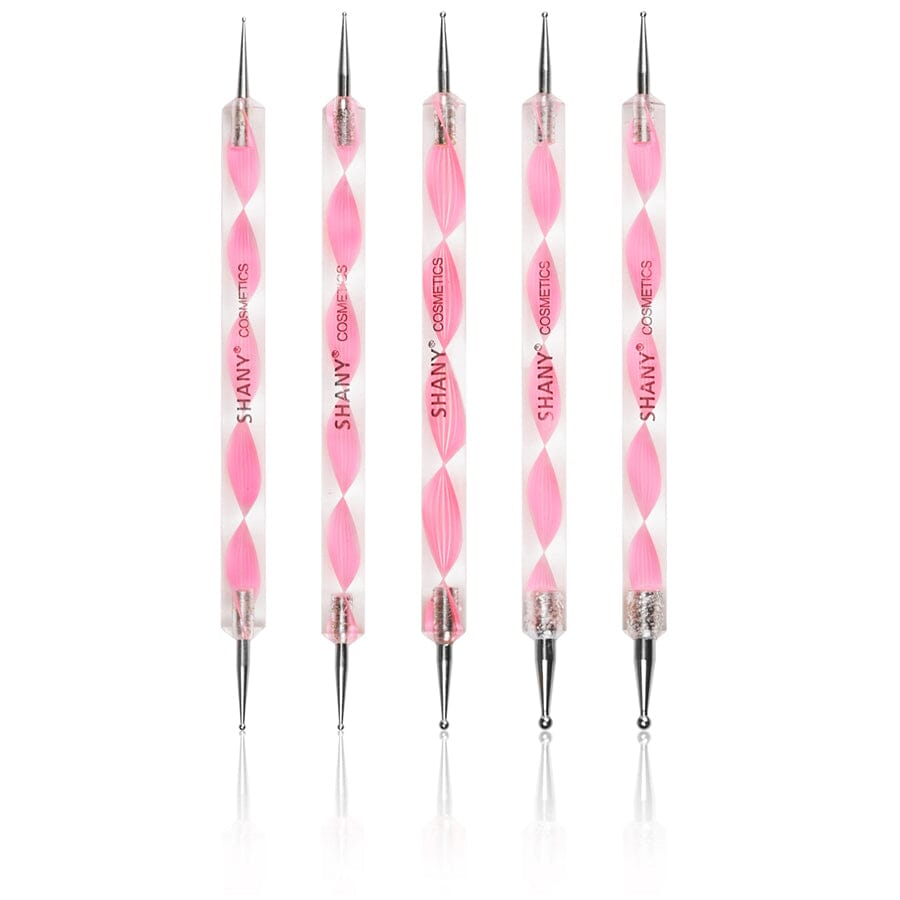 SHANY Marbleizing Dotting Pen Brush Sets - set of 5 x 2 way brushes - SHOP - NAIL ART - ITEM# SH-RED-DOTTING-L