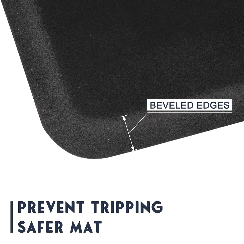 3' X 4' Barber Floor Mat anti Fatigue for Stylist Standing, 1/2'' Thick Comfort Matt Square Base for Salon Styling Chair, Hair Cutting Hairdressing Beauty Equipment-2