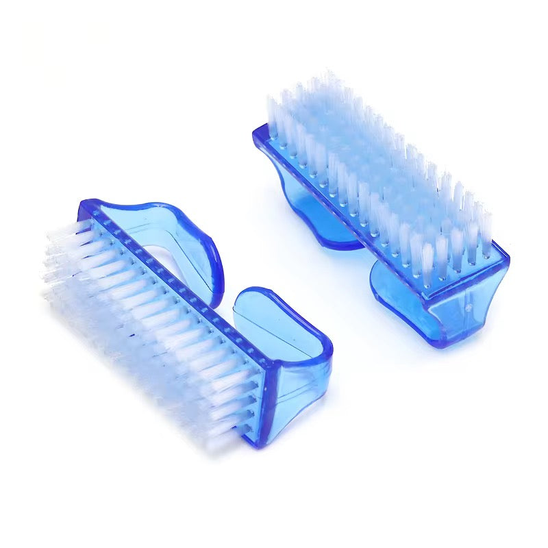 Double-Sided Nail Cleaning Brush (Handle Grip) 20pcs