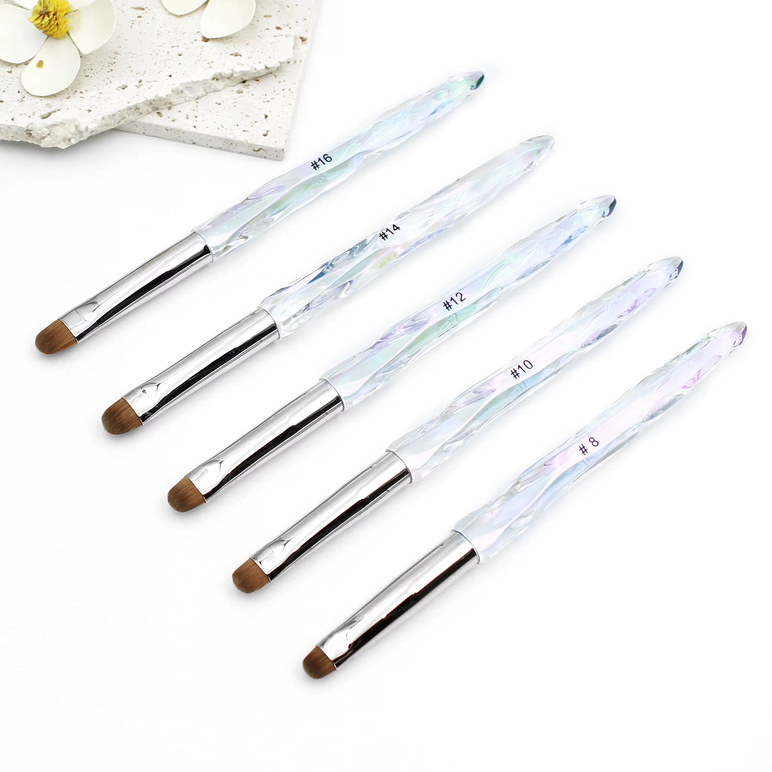 Prestige Kolinsky Acrylic Nail Brush 12pcs