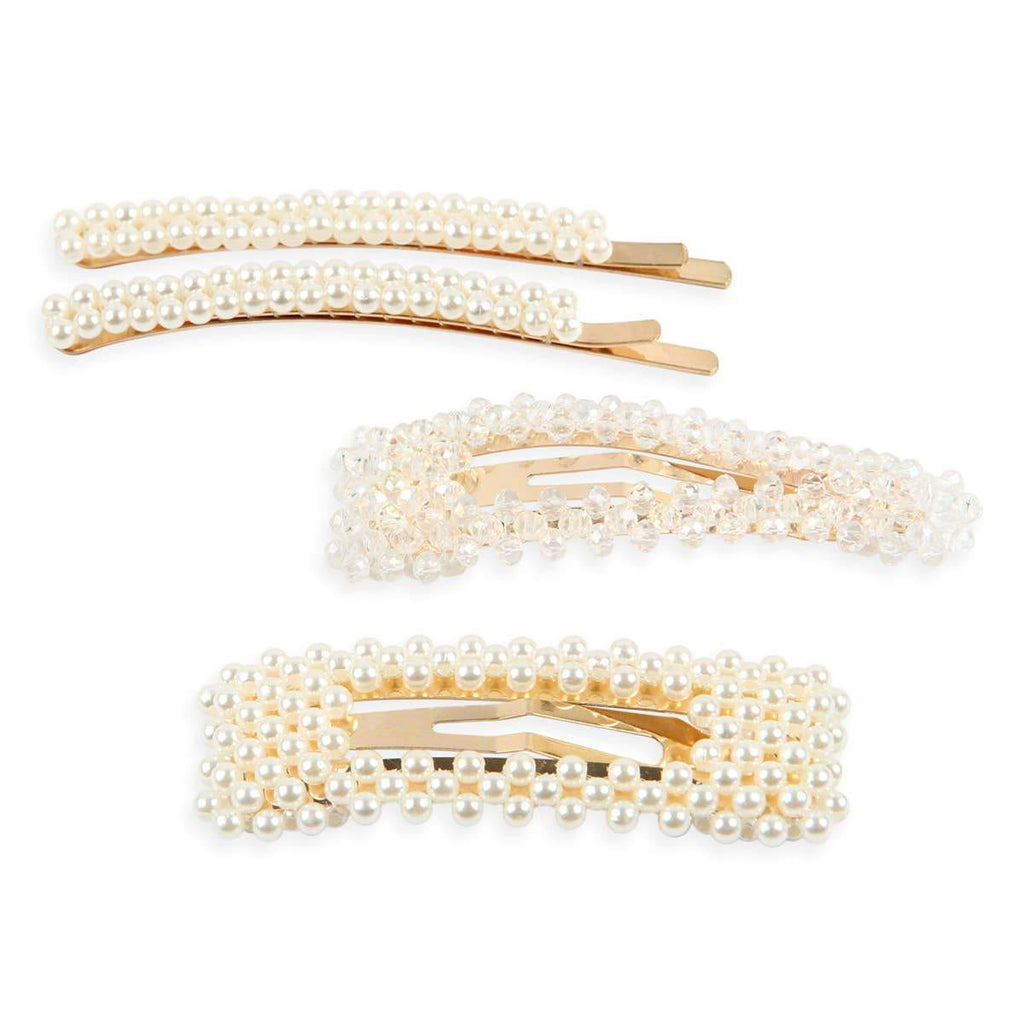 Pearl And Crystal Hairpins | Hair Accessories-0