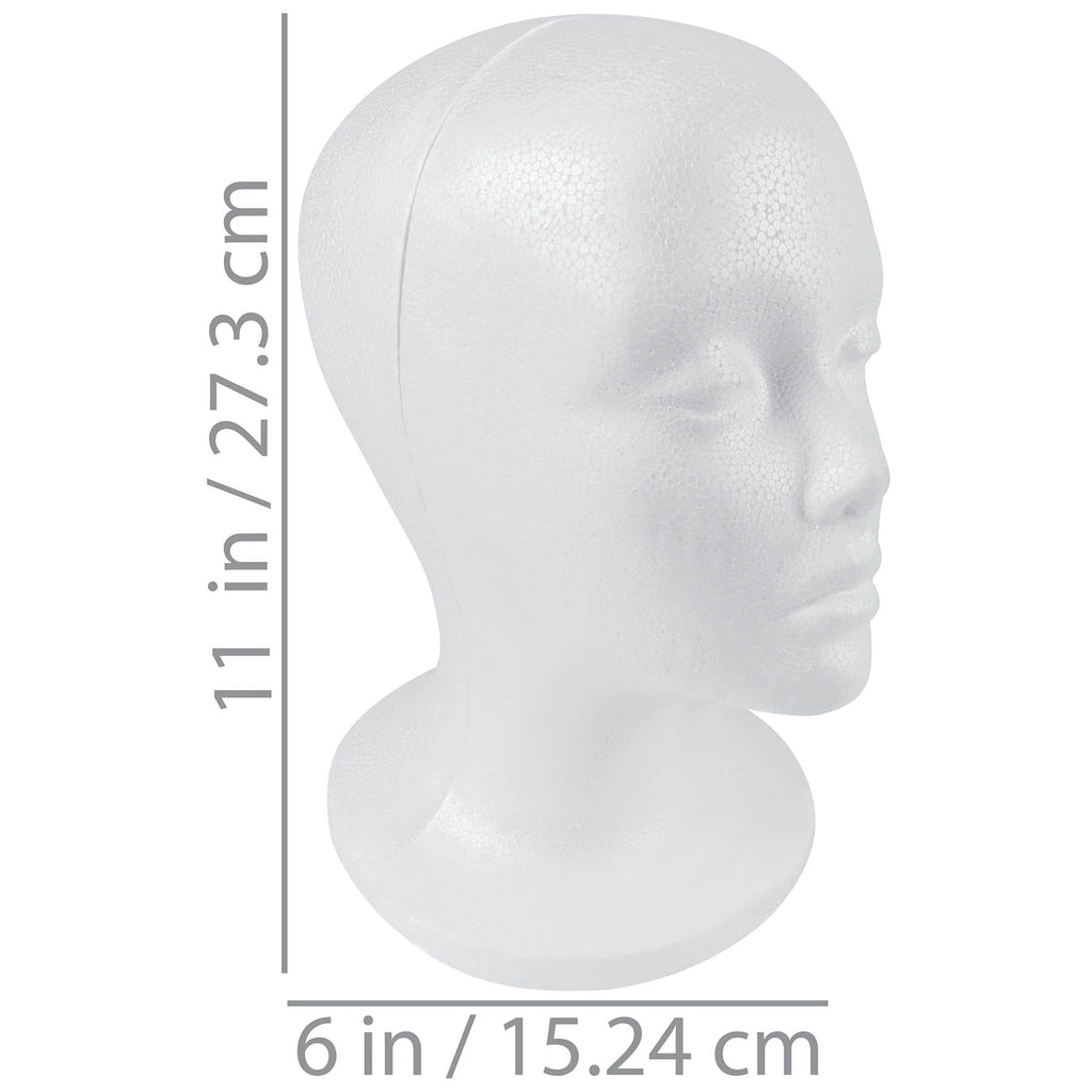Styrofoam Model Heads/Hat Wig Foam Mannequin-3
