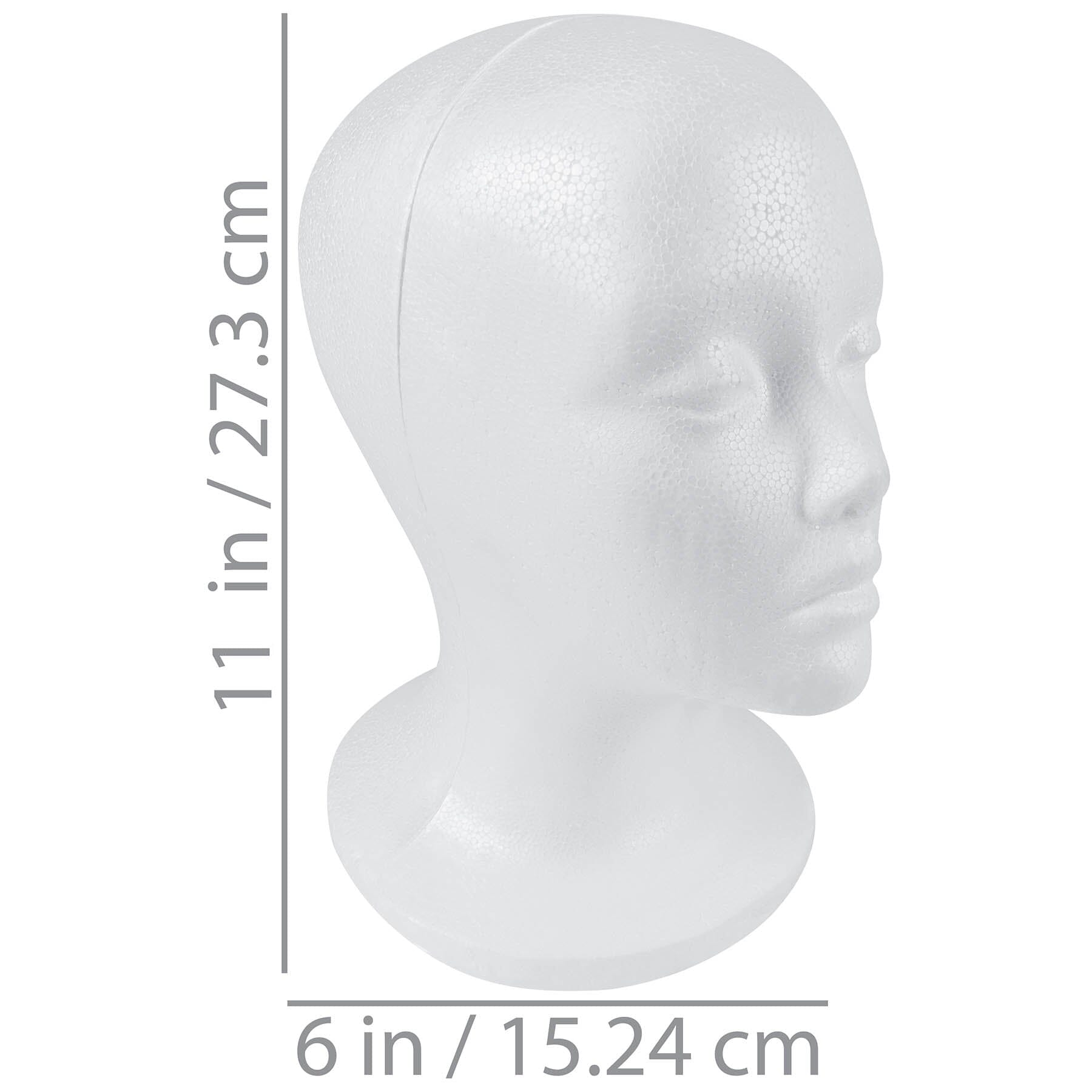 Styrofoam Model Heads/Hat Wig Foam Mannequin-3