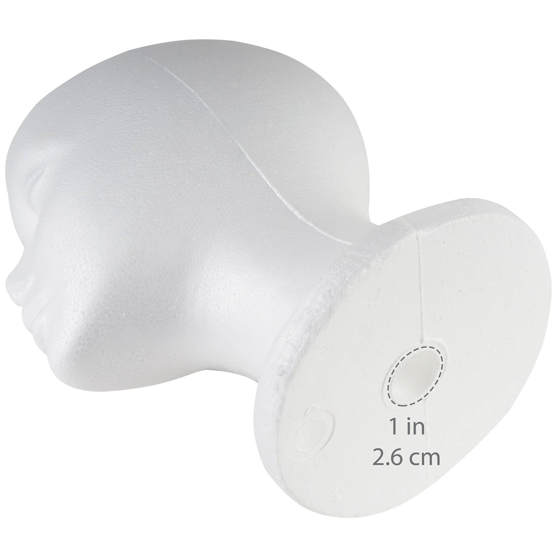 Styrofoam Model Heads/Hat Wig Foam Mannequin-2