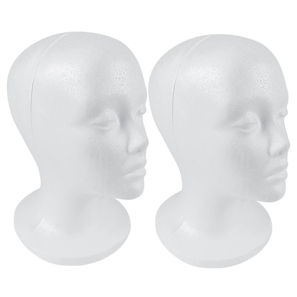 Styrofoam Model Heads/Hat Wig Foam Mannequin-8