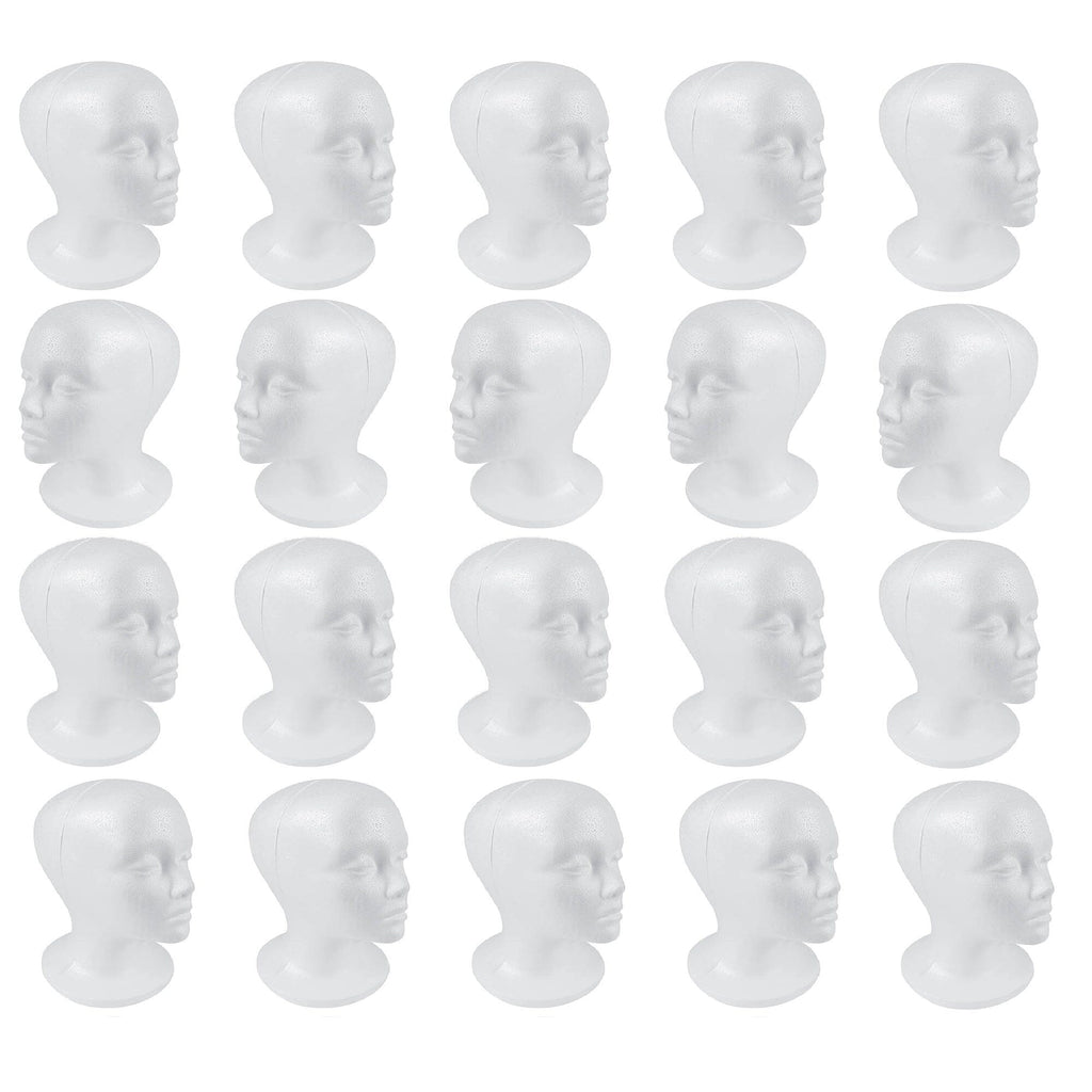 Styrofoam Model Heads/Hat Wig Foam Mannequin-9