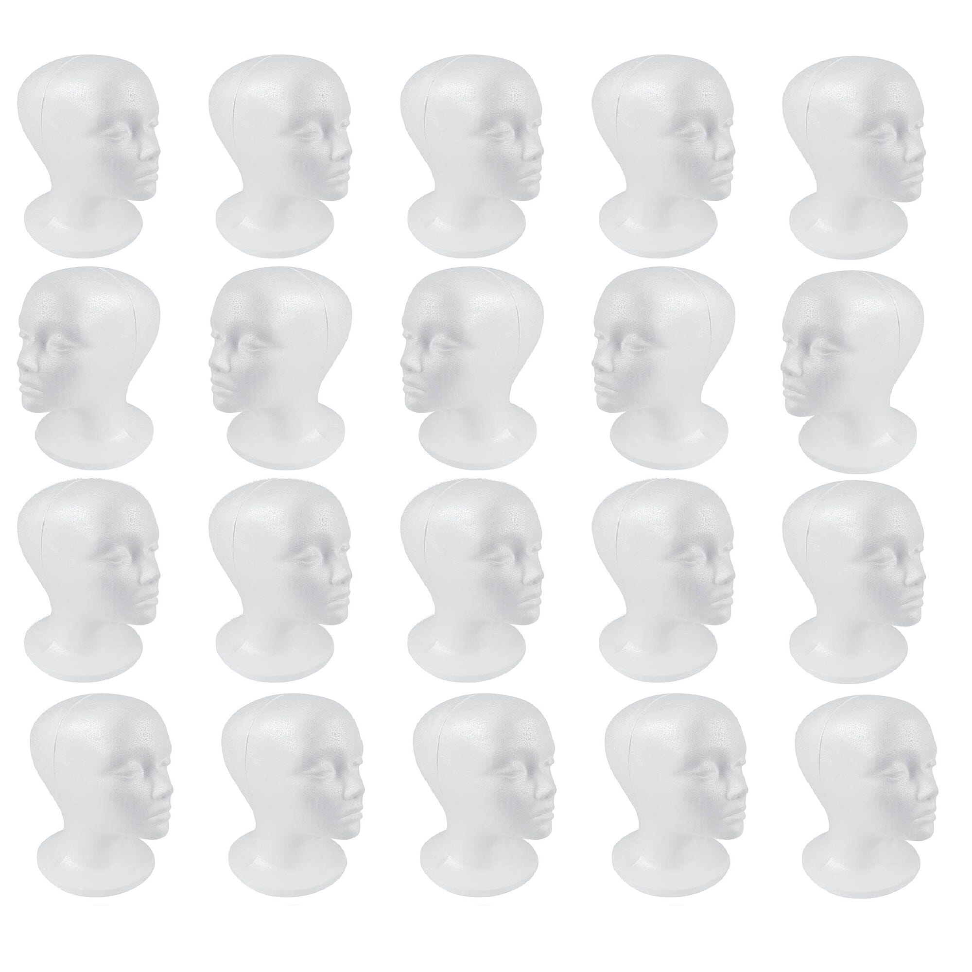 Styrofoam Model Heads/Hat Wig Foam Mannequin-9