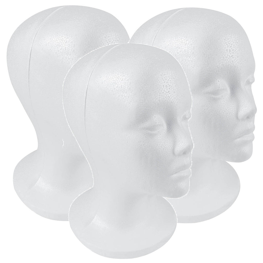 Styrofoam Model Heads/Hat Wig Foam Mannequin-7