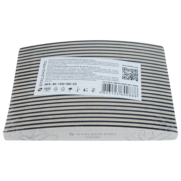 STALEKS - Crescent Mineral Nail File EXPERT 40 150/180 grit, 25pcs-4